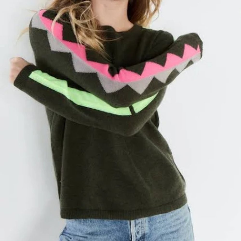 Lisa Todd Kale Two To Tango Cashmere Sweater